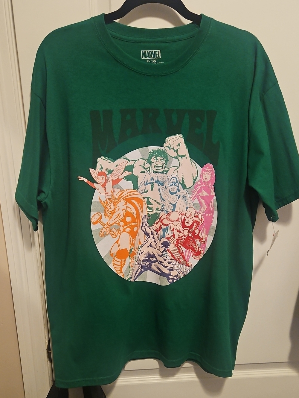 Marvel Superhero Graphic Tee Sz XL NWT